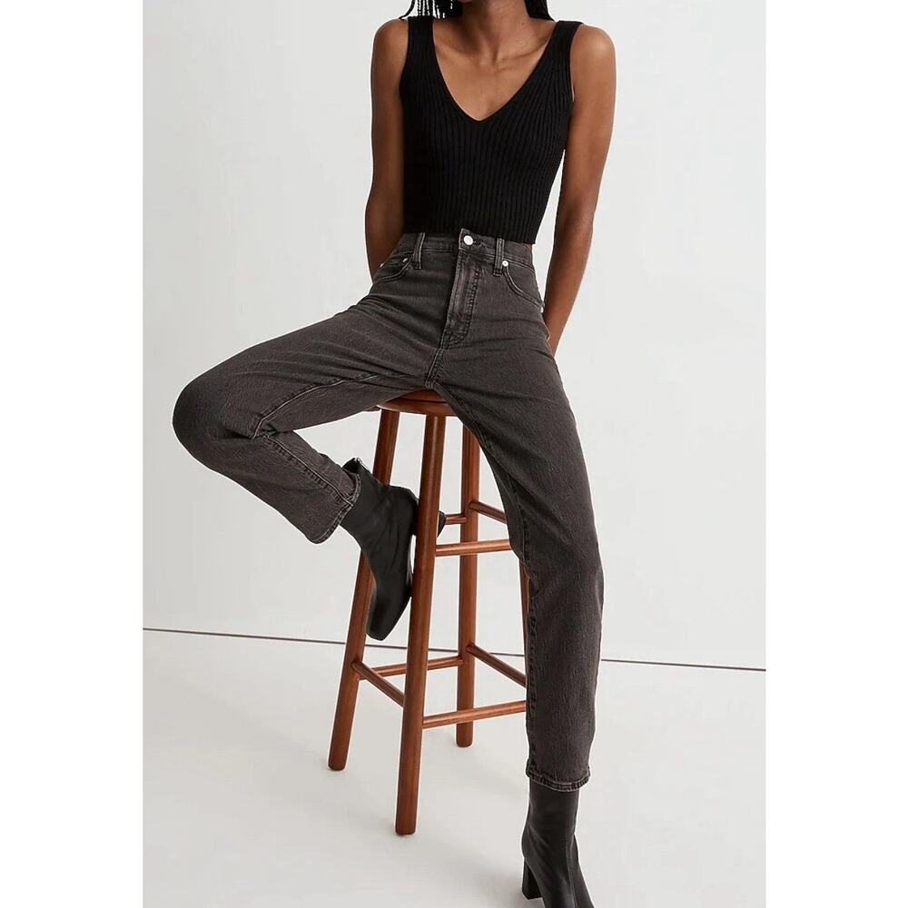 Madewell Women's Straight Leg Jeans - Black